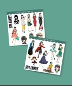 Yor Spy X Family Parlak Kağıt 2Li Sticker Seti -çıkartma -süsleme -anime etiket - 1