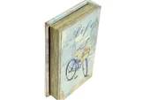 Kutu Kitap Aynalı Bisiklet Dekoratif Hediyelik - 3