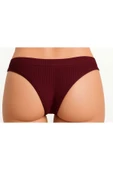 Kadın Pamuklu Tanga Külot 5’li Paket - Bordo thumbnail 2