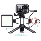 Ulanzi GP-1 Aksiyon Kamerası Vlog Çift Metal Ayak Montajı 1380 thumbnail 3