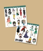 Yor Spy X Family Parlak Kağıt 2Li Sticker Seti -çıkartma -süsleme -anime etiket - 2