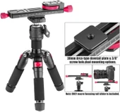 Andoer W-160 Makro Fotoğraf Tripod Başlığı thumbnail 2