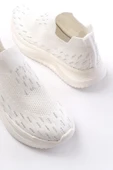 DM-707  Beyaz Fileli Faillant Taban Taş Aksesuarlı Günlük Spor Ayakkabı thumbnail 5