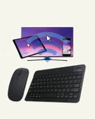 Tüm Cihazlarla Uyumlu RGB Işıklı Kablosuz Klavye ve Mouse Seti - 5