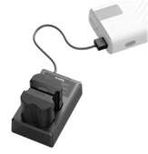 SmallRig 4085 NP-W235 Çiftli Şarj Cihazı thumbnail 5