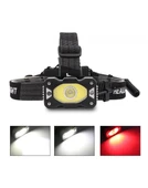 4 Modlu Sensörlü Şarjlı Güçlü Kafa Lambası thumbnail 2