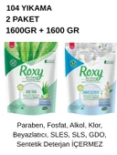 Roxy Toz Sabun Bahar Çiçekleri Ve Aloavera 2 X 1600 Gr - 1