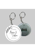 Kişiye Özel Açacaklı Düğün Anahtarlık - Nişan Anahtarlık- Söz Anahtarlık ( 25 Adet ) thumbnail 1