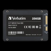 VERBATIM 49351 - 256GB VI550 S3 2.5'' SATA SSD (Okuma 550MB/sn. - Yazma 460MB/sn.) - 2