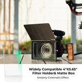 K&F NANO-X Black Mist 1/4  4x5.65 Filtre Tilta ve SmallRig ve Diğer Matbox ile Uyumlu 4mm HD Optik Cam thumbnail 4