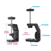 Andoer D10189 Aluminum Alaşımlı Kelepçeli Uzatma Monopotu thumbnail 3