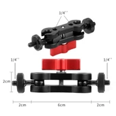 Andoer D9424R Çift Bilyalı 1/4 İnç Vidalı Bilyalı Sihilri Kol thumbnail 2