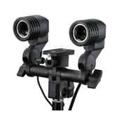 OEM Marka E27 Işık Standlı Çift Işık Soketi thumbnail 1