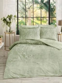 Sinerjim Çift Kişilik Ranforce Nevresim Takımı White Sakura thumbnail 4