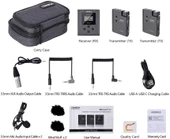 Comica BoomX-U U2 Mini ikili Yaka Mikrofonu thumbnail 5