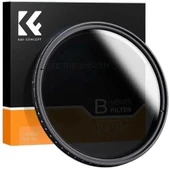 K&F Concept 58mm B-SERIES ND2-ND400 (1 ile 9 Stop) ND Filtre thumbnail 1