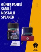 KTF-1428 Solar Enerjiyle Şarj Olabilen Bluetooth Nostalji Hoparlör – Taşınabilir, Güçlü Ses, MP3 Okuyucu thumbnail 2