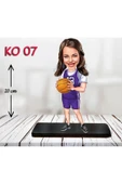 Kişiye Özel Ahşap Biblo - Kız Çocuk Karikatür Biblo - Basketbolcu Biblo thumbnail 1