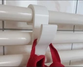 6 adet Duşakabin Havlupan Petek Banyo Mutfak Kancalı Havlu Bornoz Askısı - 4