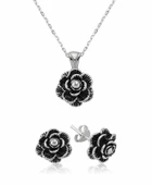 925 Ayar Gümüş Çiçek Set thumbnail 2