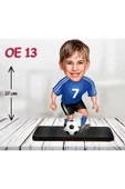 Kişiye Özel Ahşap Biblo - Erkek Çocuk Karikatür Biblo - Futbolcu Biblo 2 thumbnail 1