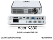 ACER PROJESİYON CİHAZI K330 MODEL CWX1012 LED MODEL HDMLI VGALI 500 Ansi Lumen, 20.000 Saat USB XVGA 1280X800 ÇÖZÜNÜRLÜK  (YENİLENMİŞ 2. EL ÜRÜN) - 1