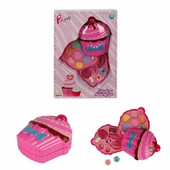 Cupcake Şekilli 2 Katlı Makyaj Güzellik Seti - 3