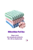 Mikrofiber Puf Bez - Süper Emici Bez - Mikrofiber Bez ( 3 Adet ) - 1