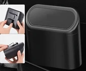 Araba Çöp Kutusu Kapaklı Organizer Siyah thumbnail 4