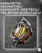 LED Işıklı Telefon Soğutucu | Ultra Sessiz Fan | Mıknatıslı ve Aparatlı Bağlantı thumbnail 1