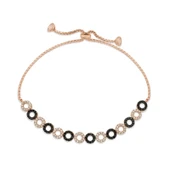 925 Ayar Gümüş Rose Halka Asansör Bileklik thumbnail 1