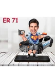 Kişiye Özel Ahşap Biblo - Erkek Polis Karikatür Biblo 9 thumbnail 1