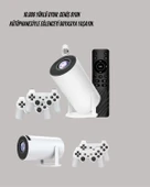 Taşınabilir Çok Fonksiyonlu Projeksiyon – Oyun, Sunum, Netflix ve Eğitim İçin thumbnail 3