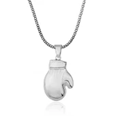 925 Ayar ​Gümüş Boks Eldiveni Erkek Kolye thumbnail 1