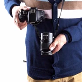 Commlite CM-LF-E CoMix Çift Lens Tutucu Sony Lensler için thumbnail 3