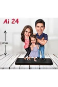 Kişiye Özel Ahşap Biblo - Aile Karikatür Biblo - 3 Kişilik Aile Biblo 8 thumbnail 1