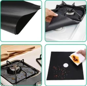 Ocak Koruyucu Folyo Yanmaz Yapışmaz 4'lü Set SiYAH thumbnail 5