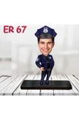 Kişiye Özel Ahşap Biblo - Erkek Polis Karikatür Biblo 5 thumbnail 1