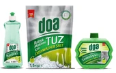 Doa Bulaşık Makinesi 3 Lü Temizlik Seti Tuz 1.5 Kg - Parlatıcı 500 Ml - Temizleyici 250 Ml thumbnail 1