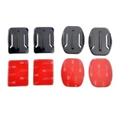 Aksiyon Kamera 2 Düz 2 Oval Yapışkanlı Aparat thumbnail 2