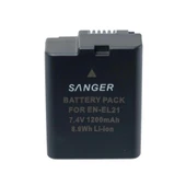 Sanger EN-EL21 Nikon Fotoğraf Makinesi Batarya thumbnail 4