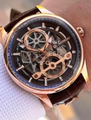 Raymond Nişan Ve Damatlara Özel Deri Kordon 2 Yıl Garantili Otomatik Erkek Kol Saati+Bileklik RMD.M8 thumbnail 2