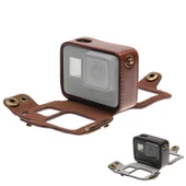 Gopro Hero 5 6 Askılı Deri Kılıf thumbnail 2