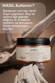 PXEL Onarıcı Saç Kremi 300 ML  Kuru ve Yıpranmış Saçlara Özel Yoğun Bakım  Shea Yağı, Biotin, Kafein ve Bitkisel Protein İçerikli Saç Kırığı Karşıtı thumbnail 2
