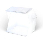 Sanger Portatif 3 Ledli Ürün Çekim Çadırı 60x60cm thumbnail 1