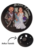 Kişiye Özel Düğün Mağnet - Karikatür Mağnet thumbnail 1