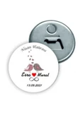 Kişiye Özel Açacaklı Düğün Magnet - Nişan Magnet - Söz Magnet ( 24 Adet ) thumbnail 1
