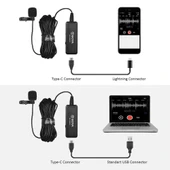 Boya BY-DM10 PC Iphone Telefon Yaka Mikrofonu thumbnail 3