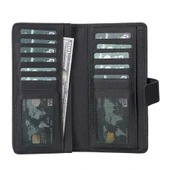 Coppet 6.7 inch Uyumlu Deri Kartlıklı Kılıf ERC1 Siyah thumbnail 4