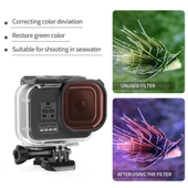 Sanger GO181 Gopro Hero 9 Black Kırmızı Filtre thumbnail 4